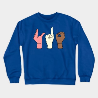 Mouth Finger Butthole Crewneck Sweatshirt